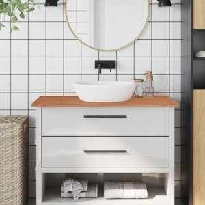 vidaXL Kúpeľňová doska 100x50x1,5 cm masívny buk
