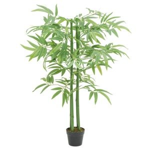 vidaXL Umelý bambusový strom 384 listov 120 cm zelený
