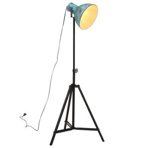 vidaXL Podlahová lampa 25 W šmuhovaná modrá 61x61x90/150 cm E27