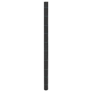 vidaXL Membrána proti burine čierna 2x50 m PP