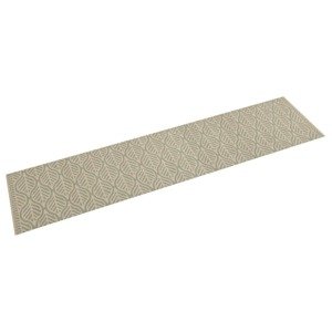 vidaXL Kuchynský koberec, prateľný, Listy 60x300 cm, zamat