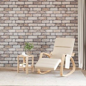 vidaXL 3D nástenné panely 10 ks svetlohnedé 100x50 cm EPS