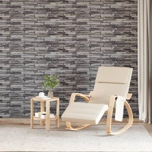 vidaXL 3D nástenné panely 14 ks antracitové 100x25 cm EPS