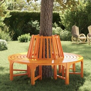 vidaXL Lavička pod strom Ø 160 cm, drevo