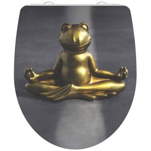 SCHÜTTE WC sedadlo s pomalým zatváraním duroplast lesklé RELAXING FROG