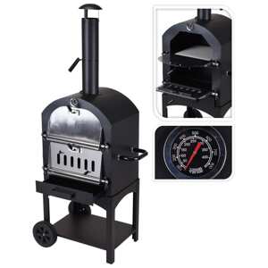 ProGarden BBQ pec na pizzu čierna