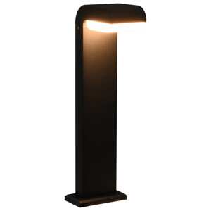 vidaXL Vonkajšia LED lampa 9 W, čierna, oválna