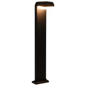 vidaXL Vonkajšia LED lampa 9 W, čierna, oválna