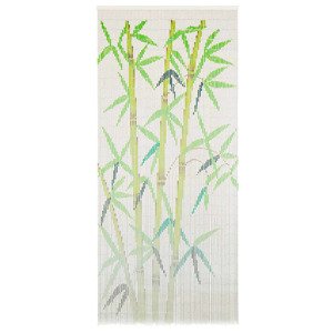 vidaXL Bambusový záves proti hmyzu do dverí 90x200 cm