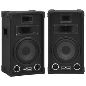 vidaXL Profesionálne pasívne hifi reproduktory 2 ks 800 W čierne