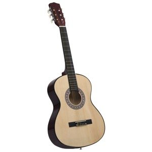 vidaXL Klasická gitara pre začiatočníkov a deti 3/4 36" lipové drevo