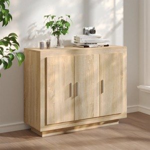 vidaXL Komoda dub sonoma 92x35x75 cm spracované drevo
