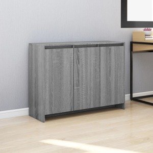 vidaXL Komoda sivý dub sonoma 102x33x75 cm drevotrieska
