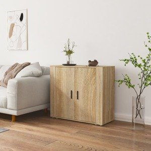 vidaXL Komoda dub sonoma 80x33x70 cm spracované drevo