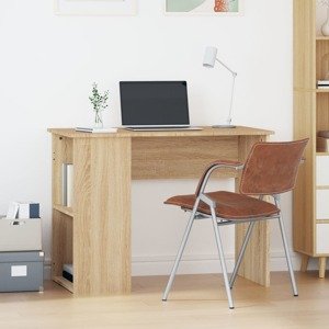 vidaXL Stôl dub sonoma 100x55x75 cm spracované drevo