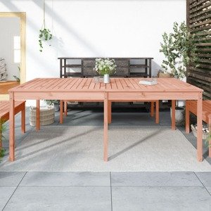 vidaXL Záhradný stolík 203,5x100x76 cm borovicový masív