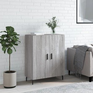 vidaXL Komoda sivý dub sonoma 69,5x34x90 cm kompozitné drevo