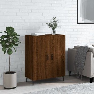 vidaXL Komoda hnedý dub 69,5x34x90 cm kompozitné drevo