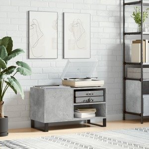 vidaXL Skrinka na platne betónovosivá 85x38x48 cm kompozitné drevo