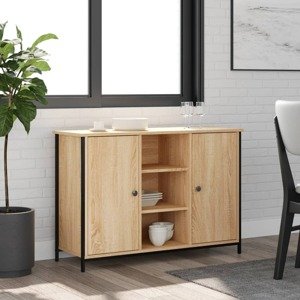 vidaXL Komoda dub sonoma 100x35x70 cm kompozitné drevo