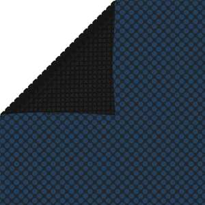 vidaXL Plávajúca solárna bazénová fólia z PE 549x274 cm čierna a modrá
