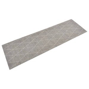 vidaXL Kuchynský koberec umývateľný kosoštvorec 60x180 cm zamat