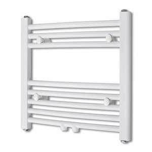 vidaXL Rebríkový radiátor na centrálne vykurovanie, zaoblený 480x480 mm