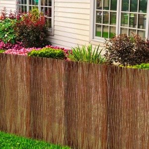 vidaXL Plot z vŕbového prútia 300x100 cm