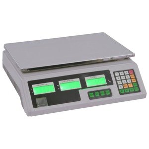 vidaXL Digitálna váha 30 kg s nabíjateľnou batériou