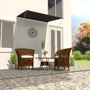 vidaXL Zaťahovacia markíza 150x150 cm antracitová