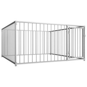 vidaXL Vonkajšia voliéra pre psy 200x200x100 cm