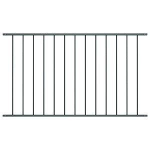 vidaXL Plotový panel, práškovaná oceľ 1,7x1,25 m, antracitový