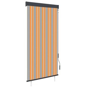 vidaXL Vonkajšia zatemňovacia roleta 100x250 cm žltá a modrá