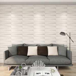 vidaXL Nástenné 3D panely 24 ks 0,5x0,5 m 6 m²
