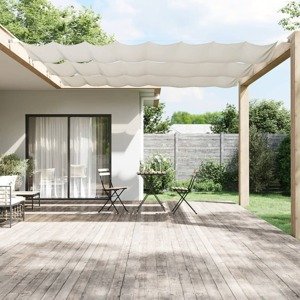 vidaXL Vertikálna markíza biela 100x1000 cm oxfordská látka