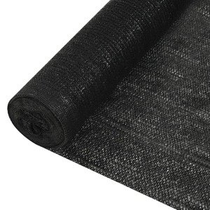vidaXL Tieniaca sieť čierna 2x25 m HDPE 195 g/m²