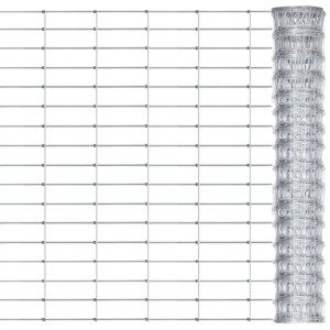 vidaXL Záhradný plot pozinkovaná oceľ 50x0,8 m strieborný