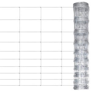 vidaXL Záhradný plot pozinkovaná oceľ 50x1,2 m strieborný