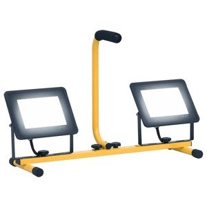 vidaXL LED reflektor s rukoväťou 2x50 W studené biele svetlo