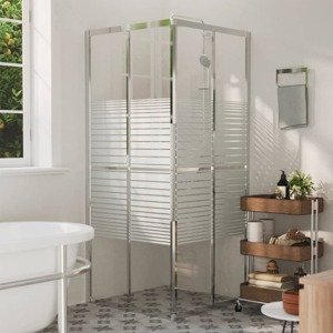 vidaXL Sprchový kút ESG 80x80x180 cm
