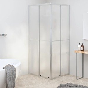 vidaXL Sprchovací kút matný ESG 90x70x180 cm
