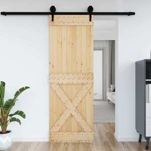 vidaXL Dvere NARVIK 80x210 cm, borovicový masív