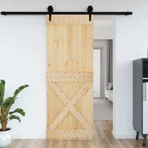 vidaXL Dvere NARVIK 85x210 cm, borovicový masív