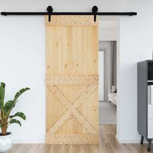 vidaXL Dvere NARVIK 95x210 cm, borovicový masív