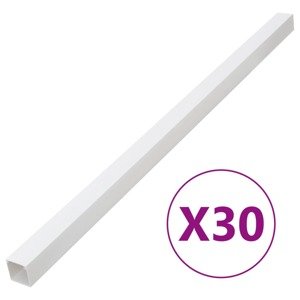 vidaXL Káblový rozvod 40x25 mm 30 m PVC