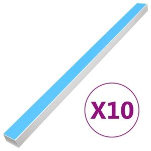 vidaXL Káblový rozvod samolepiaci 100x40 mm 10 m PVC