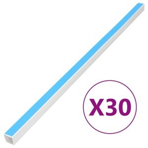 vidaXL Káblový rozvod samolepiaci 40x40 mm 30 m PVC