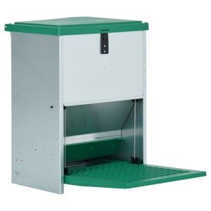 vidaXL Feedomatic Automatické kŕmidlo pre hydinu s nášľapom 12 kg