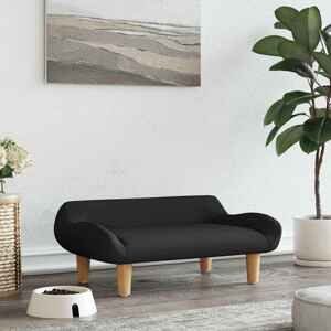 vidaXL Pelech pre psa čierny 70x40x24 cm látka