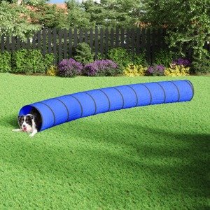 vidaXL Tunel pre psa modrý Ø 55x500 cm polyester